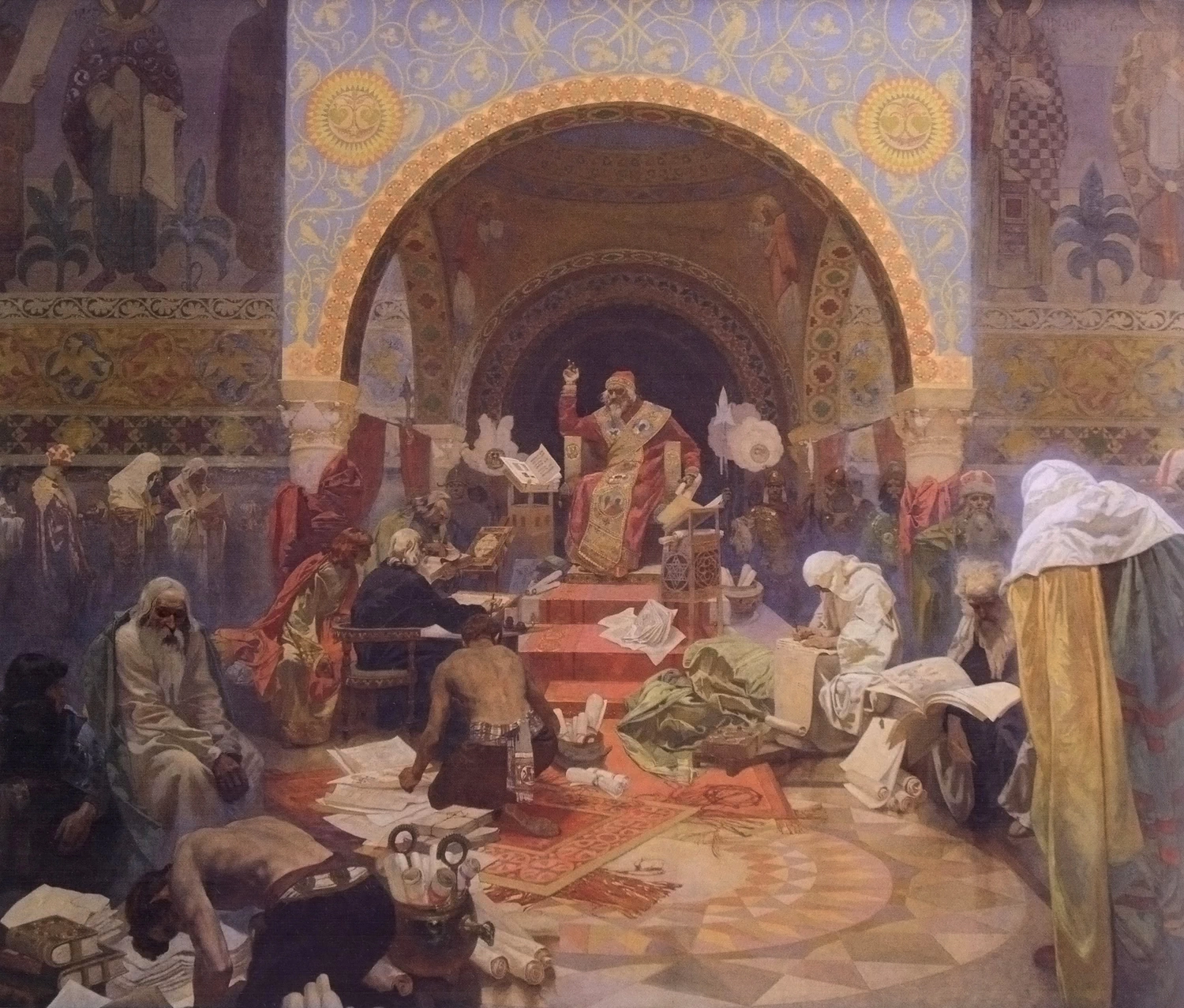 Alfons Mucha - 124, Lo zar bulgaro Simeone